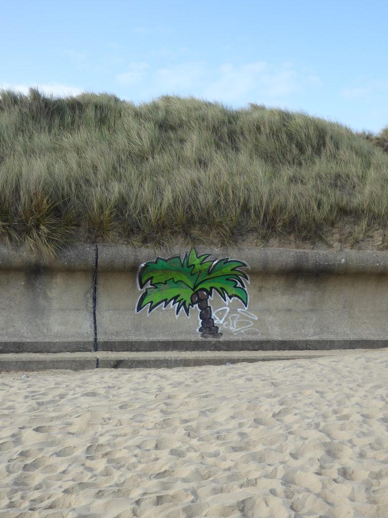 Graffiti on the beach